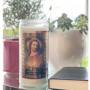 Religious Veladoras Misticas Sagrado Corazon De Jesus 14 Day Candle NWT